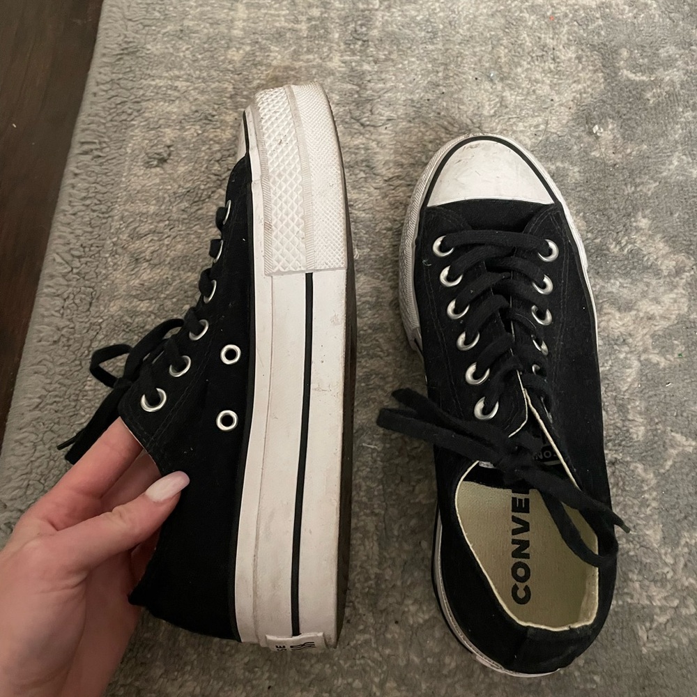 Black Platform Converse - image 4